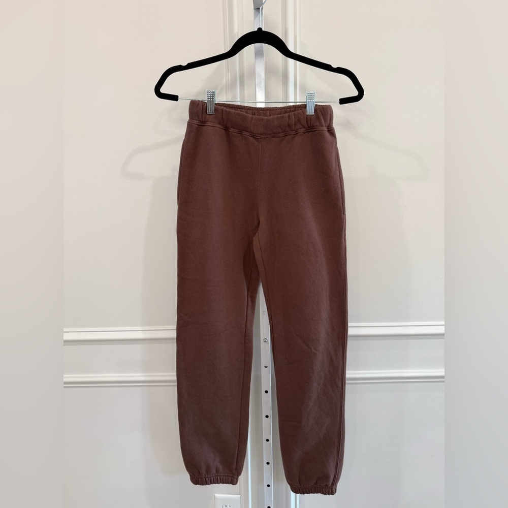 Parachute Women's Brown Fleece Lined Jogger Sweatpants